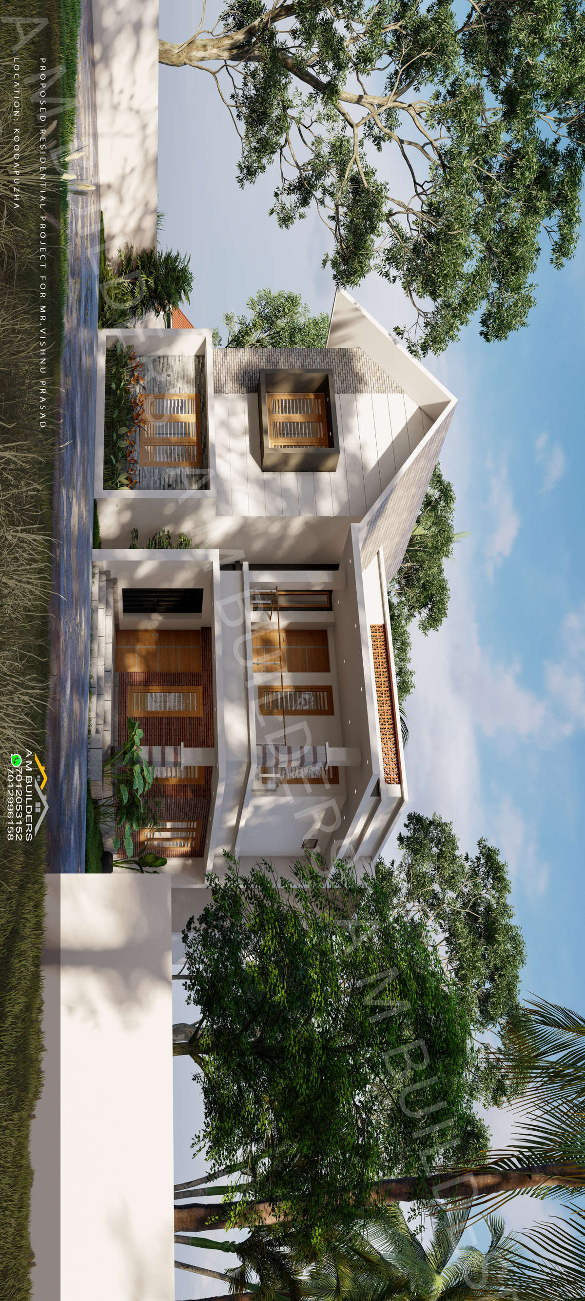 Designs by Civil Engineer A M BUILDERS, Thrissur | Kolo