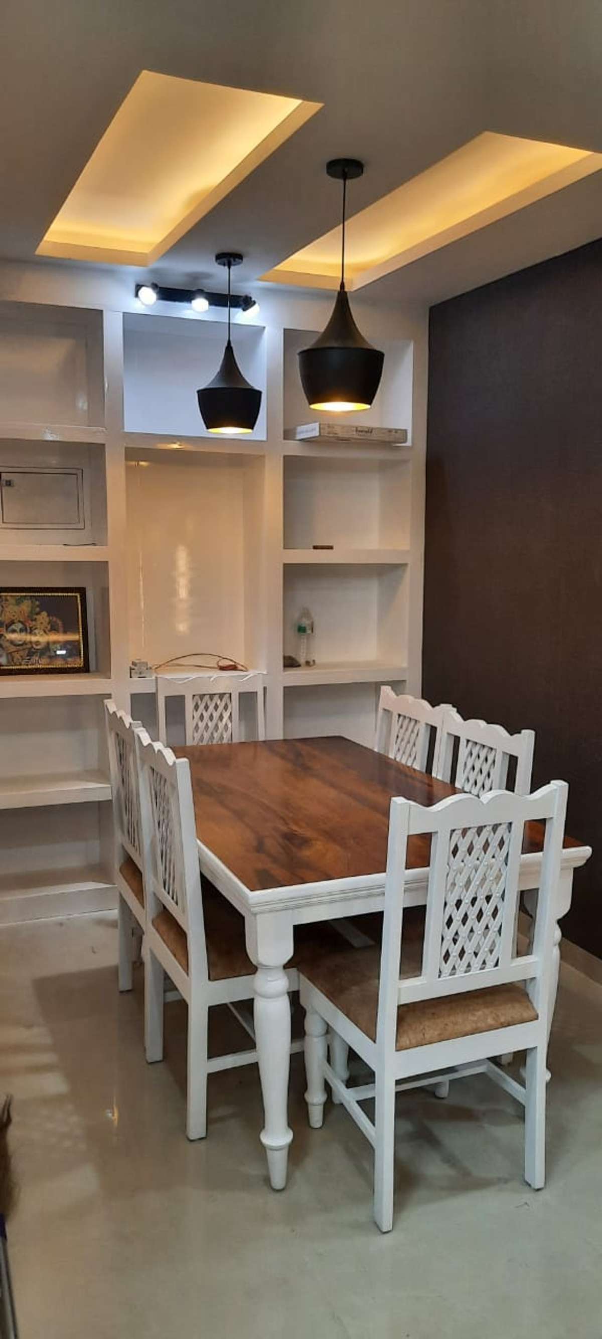 Dining, Furniture, Lighting, Table, Storage Designs by Interior Designer Rajesh Kumar, Gurugram | Kolo