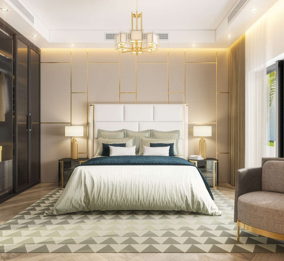 Bedroom, Furniture, Lighting Designs by 3D & CAD Vivin Wilson, Thrissur | Kolo