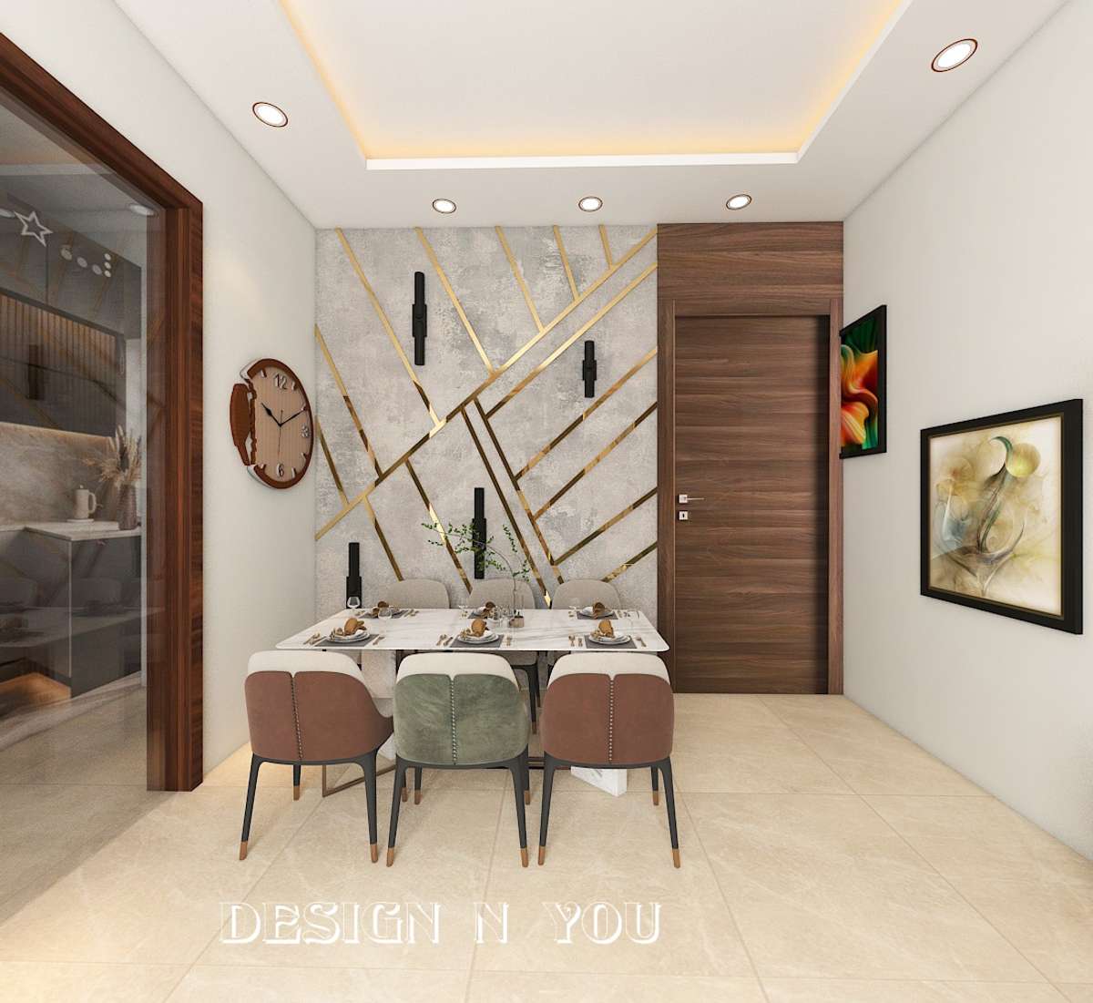 Dining, Furniture, Storage, Table, Prayer Room Designs by Interior Designer paridhi rai, Jaipur | Kolo