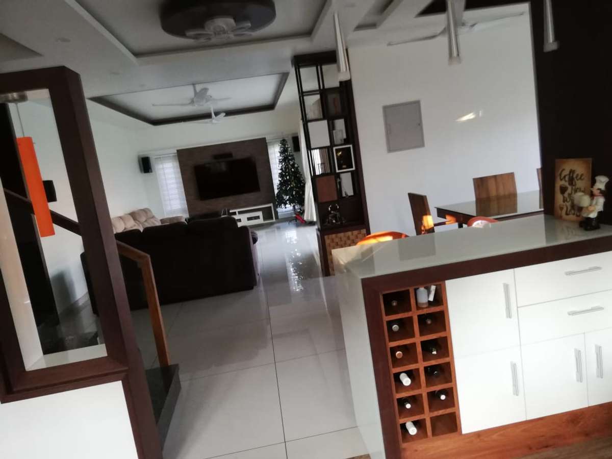 Living, Furniture, Storage, Ceiling, Flooring Designs by Home Owner Jisha P V, Thrissur | Kolo