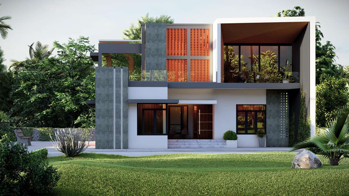 Designs by Civil Engineer Arun K Das C P, Kozhikode | Kolo