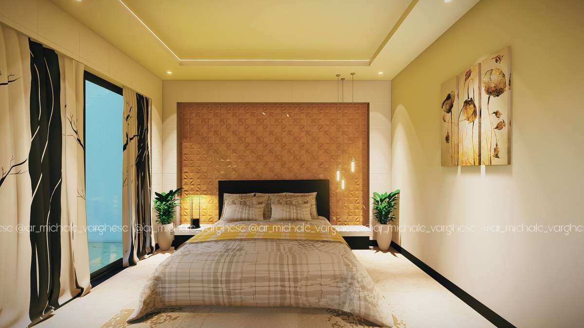 Furniture, Lighting, Storage, Bedroom Designs by Architect Michale varghese, Kottayam | Kolo