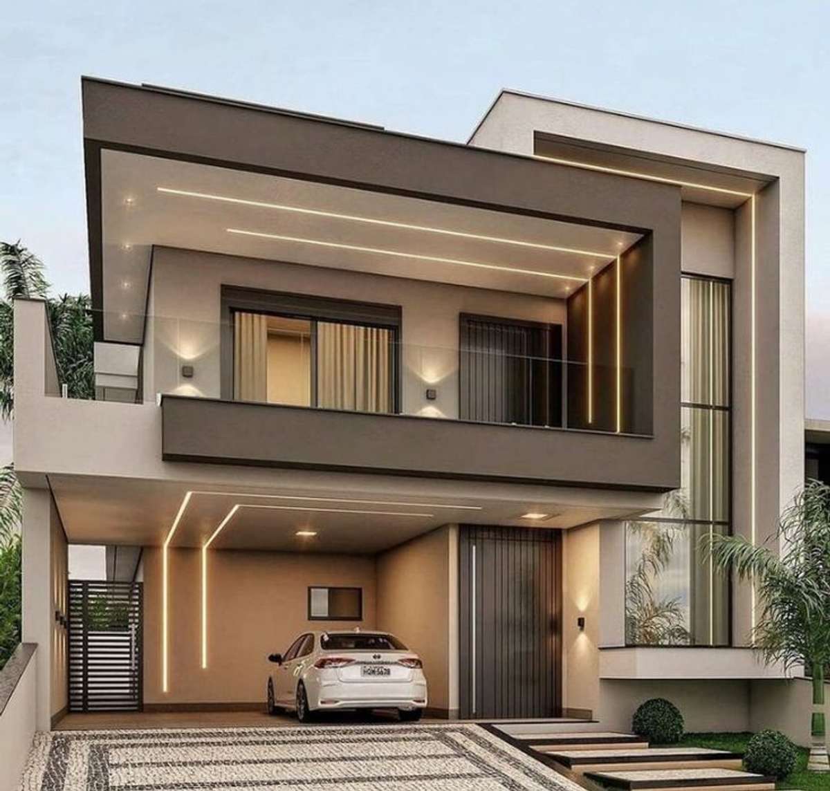 Exterior, Lighting Designs by Architect Home Designer pro, Jaipur | Kolo