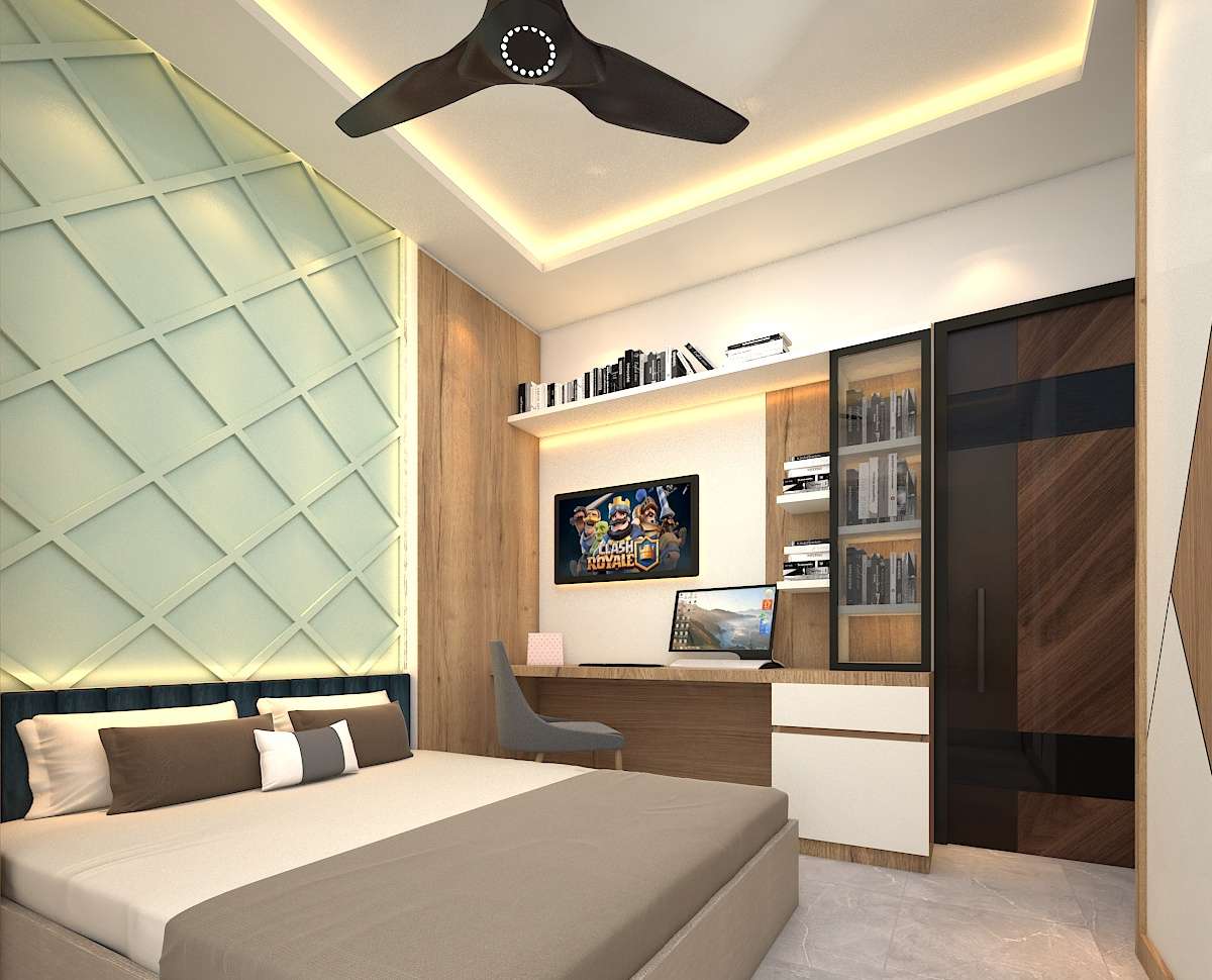 Furniture, Lighting, Storage, Bedroom Designs by Interior Designer paridhi rai, Jaipur | Kolo