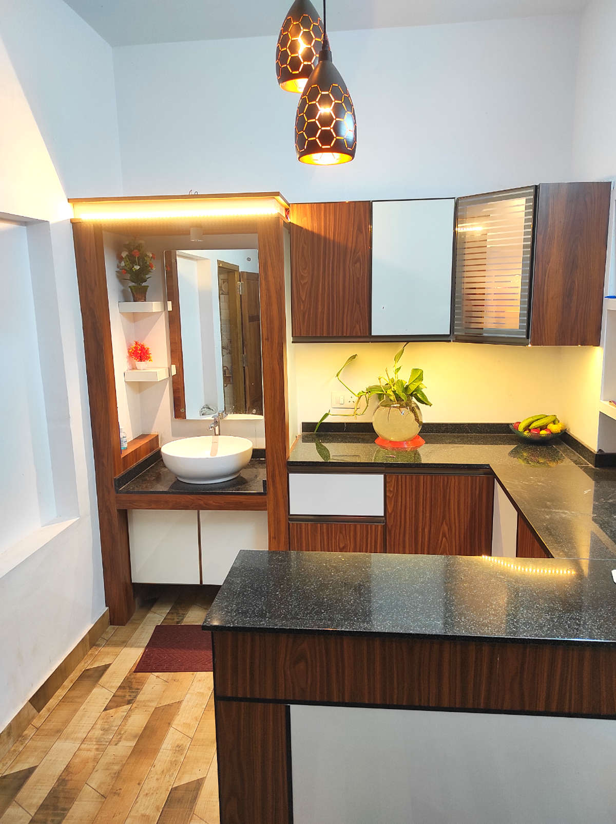 Lighting, Bathroom, Storage Designs by Interior Designer Bipeesh Bipi, Kannur | Kolo