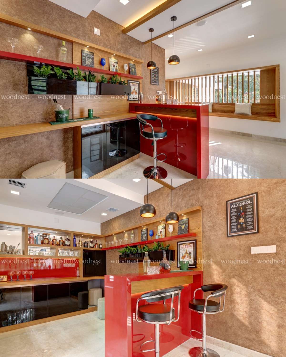 Exterior, Lighting Designs by Interior Designer Woodnest Developers, Thrissur | Kolo