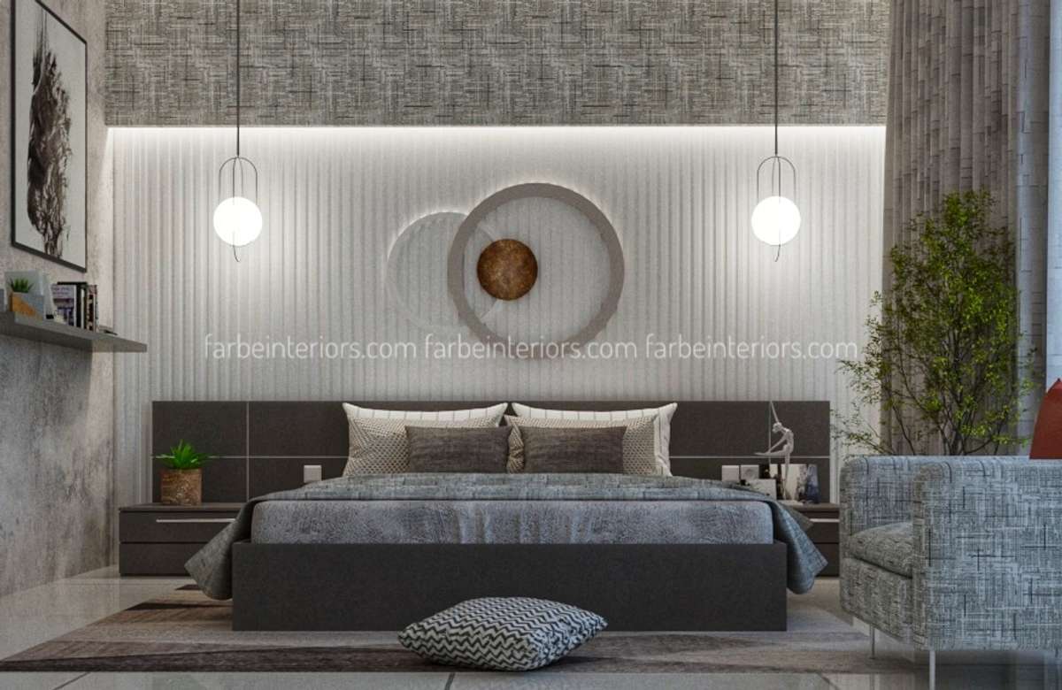 Furniture, Lighting, Storage, Bedroom Designs by Interior Designer farbe Interiors, Thrissur | Kolo