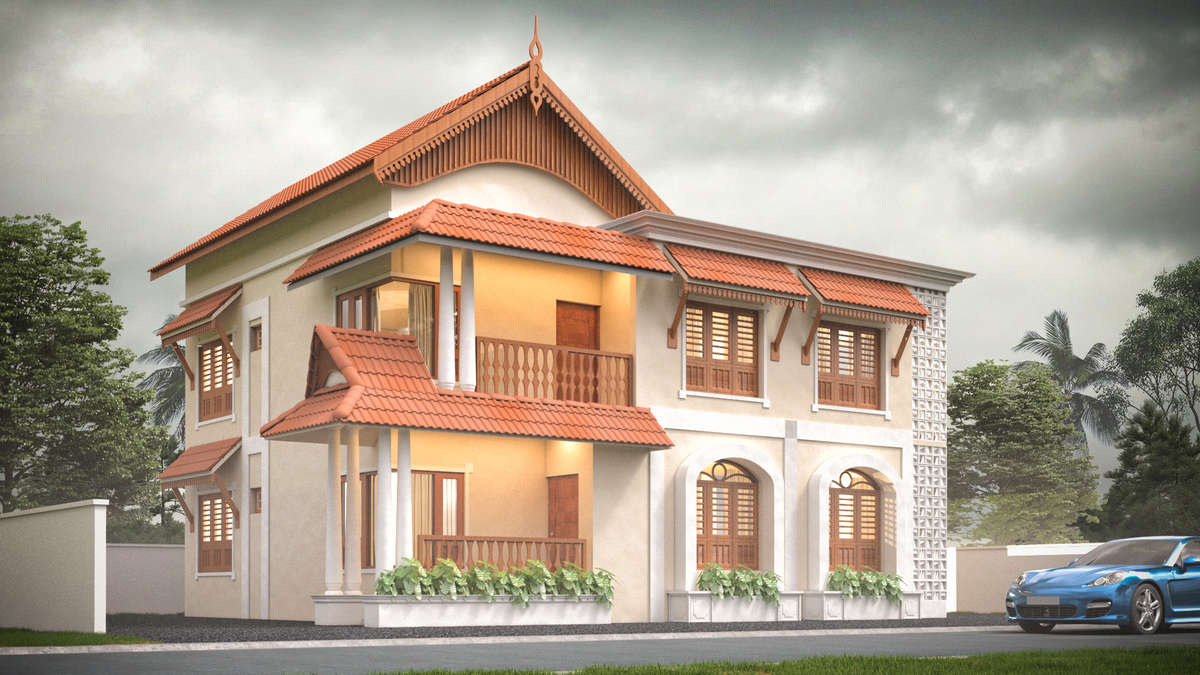 Lighting, Exterior Designs by Architect jagathala prathapan, Thiruvananthapuram | Kolo