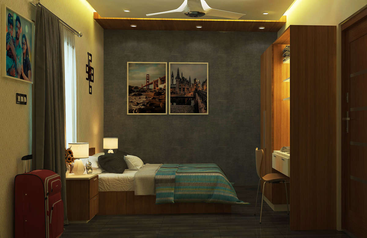Furniture, Bedroom, Lighting, Storage Designs by 3D & CAD Febin Thomas, Thrissur | Kolo