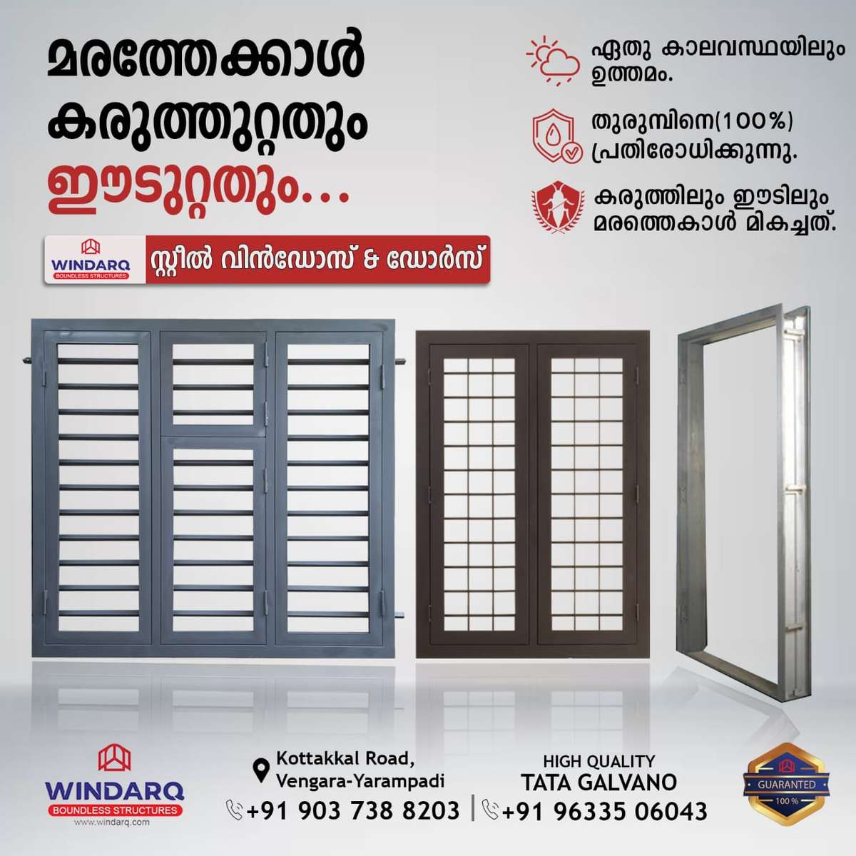 Designs by Building Supplies WINDARQ Doors  Windows, Malappuram | Kolo
