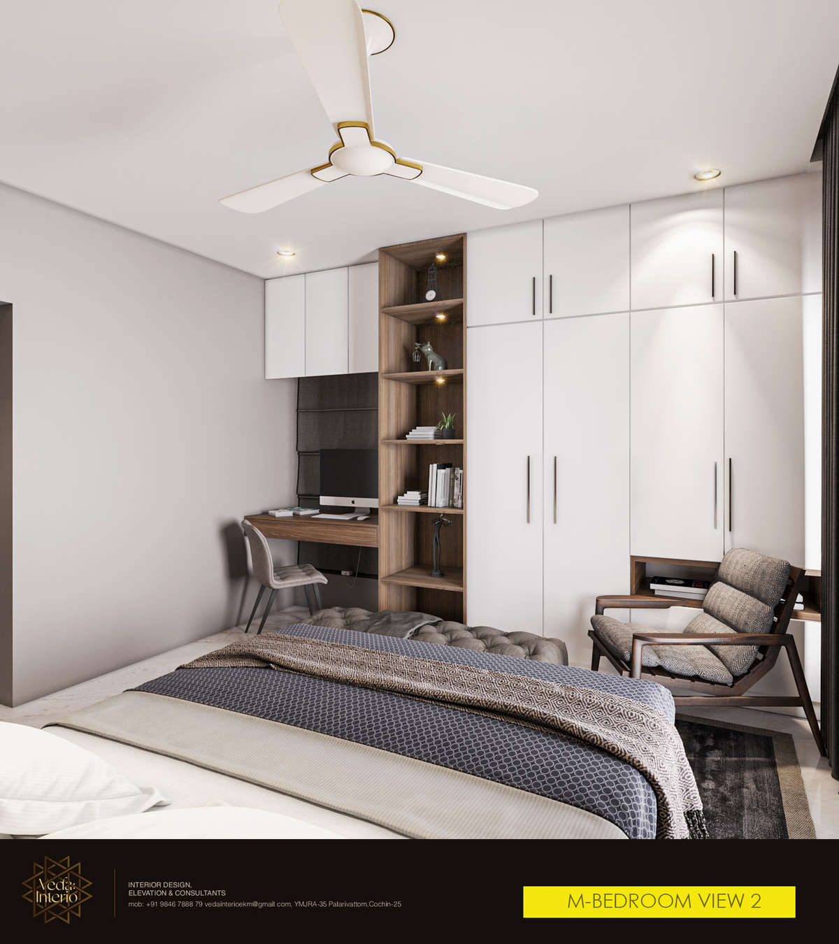 Furniture, Storage, Bedroom Designs by Interior Designer veda Interio, Ernakulam | Kolo