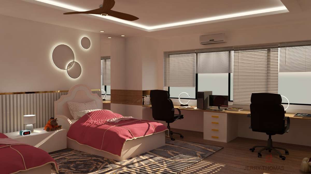 Ceiling, Furniture, Lighting, Storage, Bedroom Designs by 3D & CAD Jerry Thomas, Wayanad | Kolo
