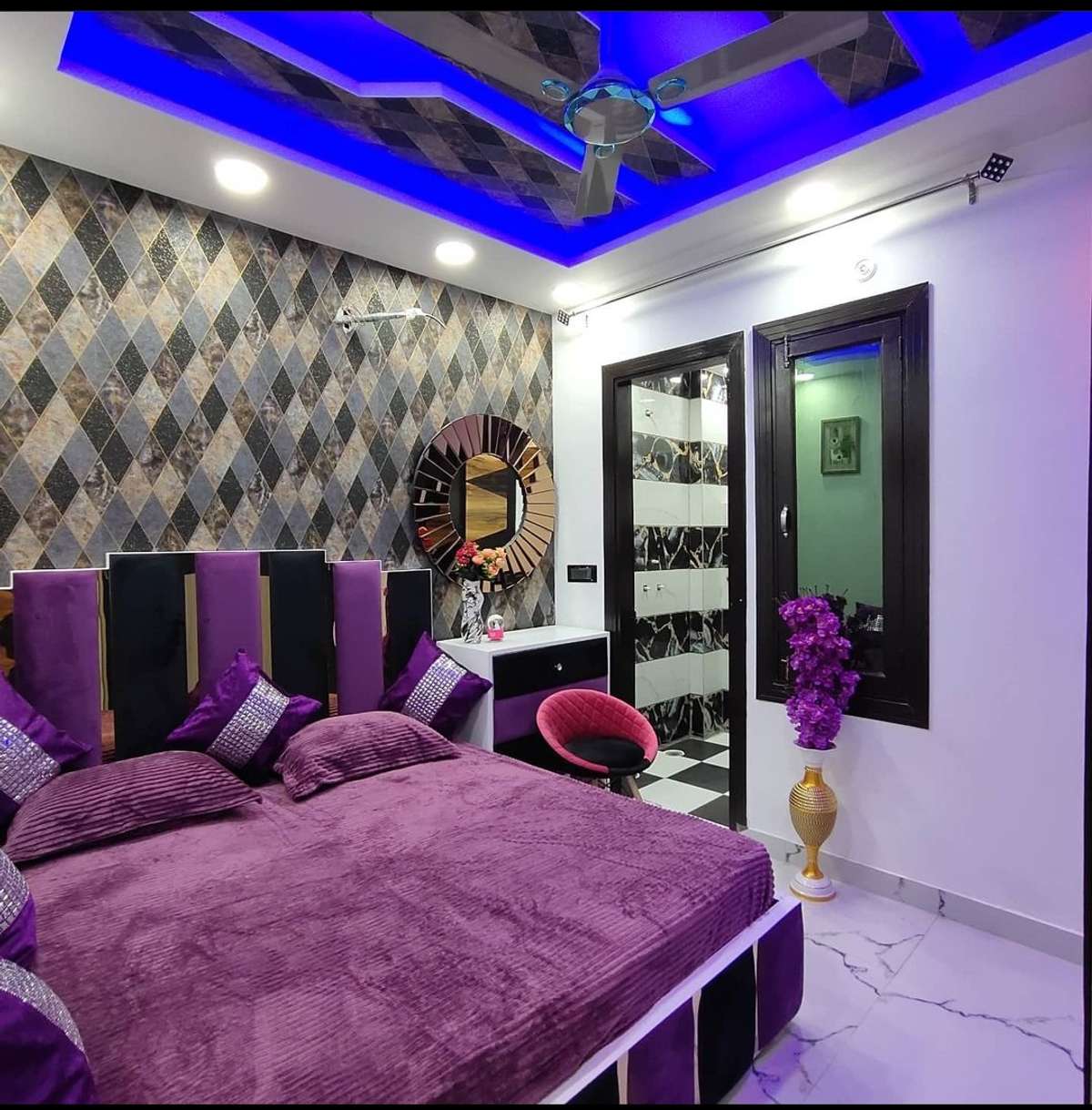 Bedroom, Furniture, Lighting, Storage Designs by Contractor Deepanshu Bajaj, Delhi | Kolo