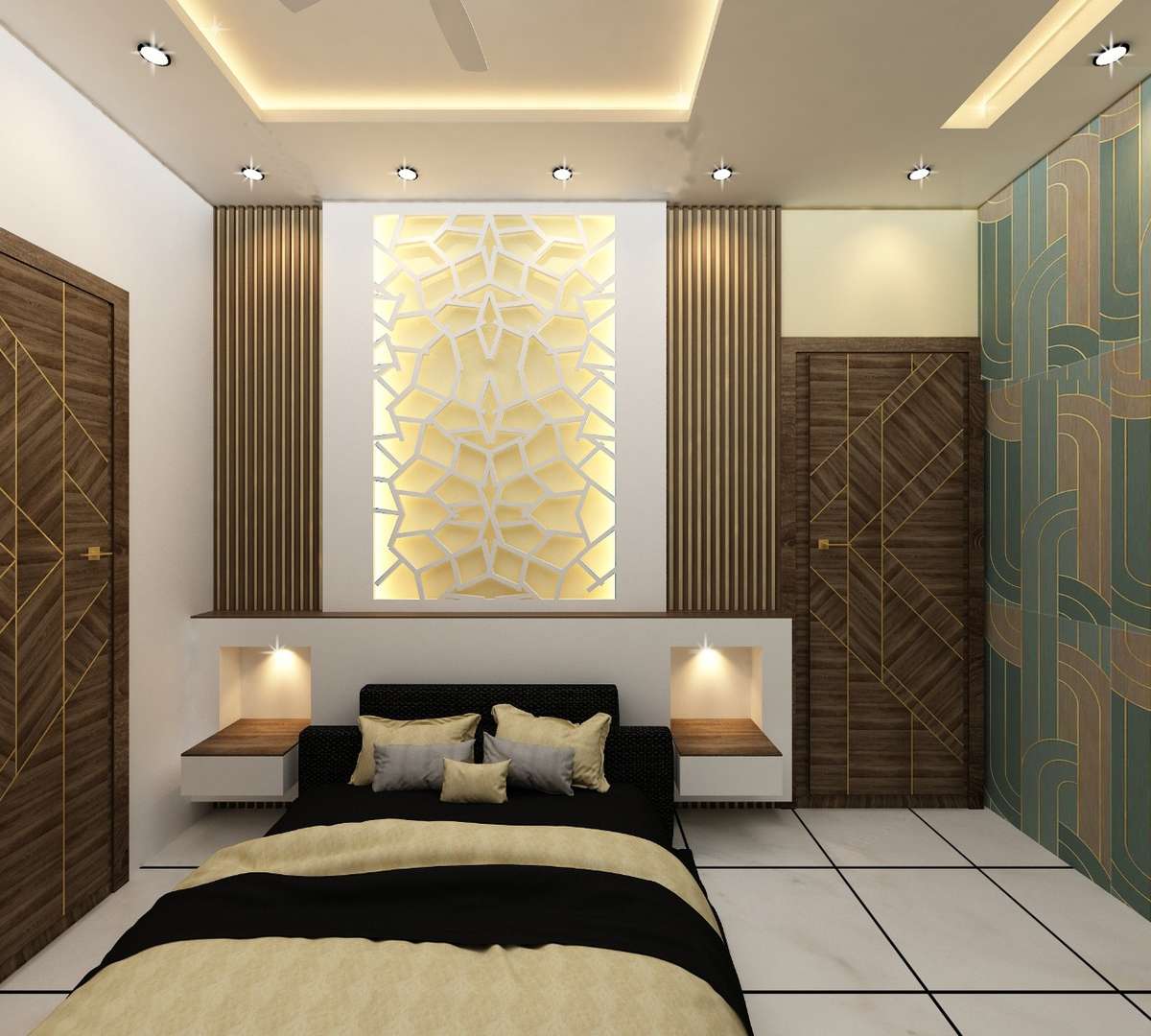 Ceiling, Furniture, Lighting, Storage, Bedroom Designs by 3D & CAD Poorvi Gupta, Ghaziabad | Kolo