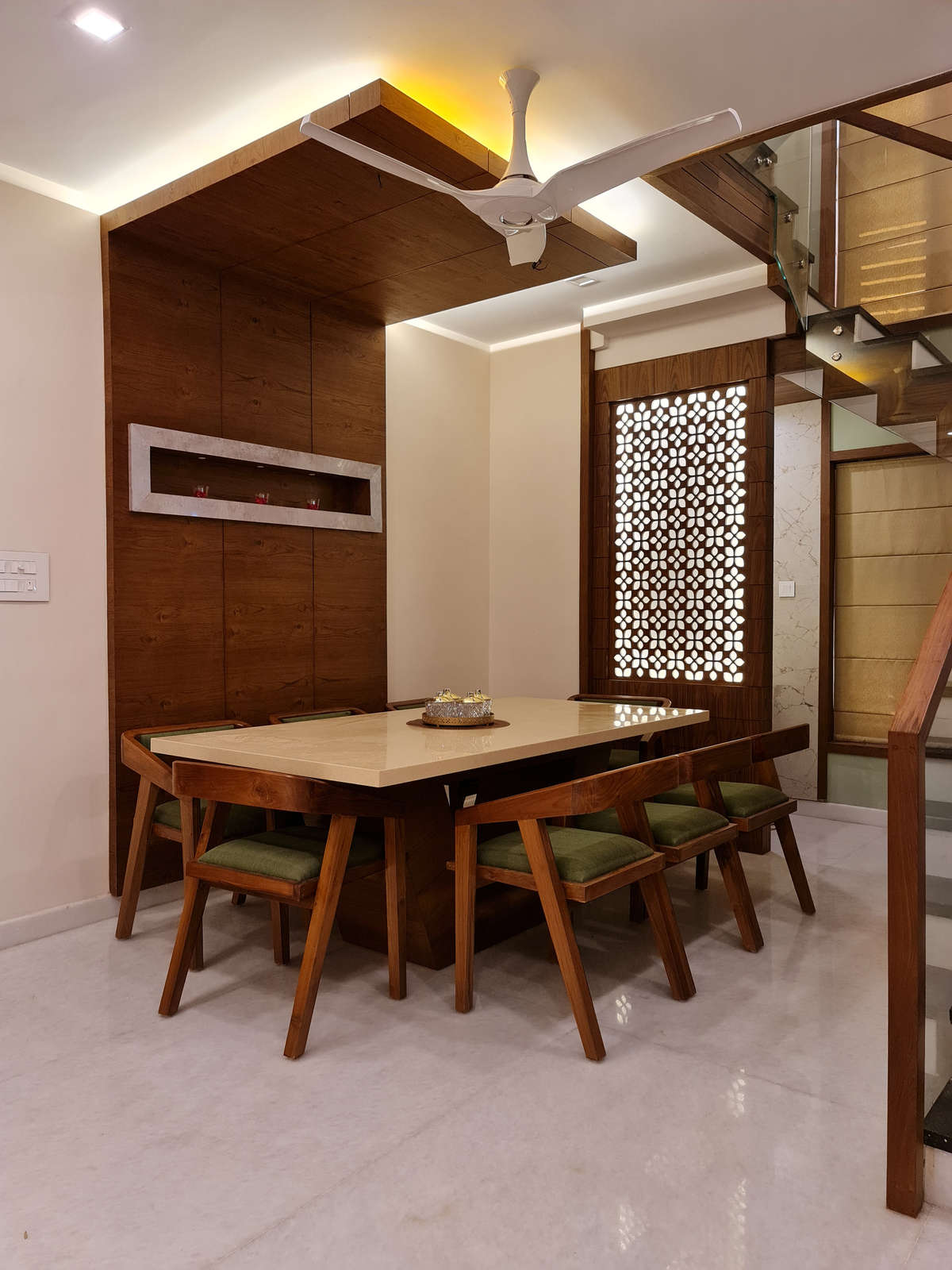Furniture, Table, Dining, Lighting, Ceiling Designs by Interior Designer akram jahan, Kozhikode | Kolo