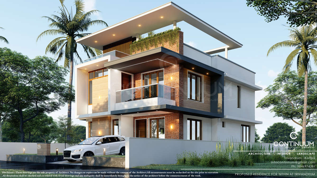 Exterior, Lighting Designs by 3D & CAD Nikhil SS, Thiruvananthapuram | Kolo