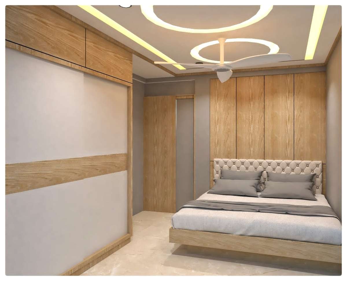 Furniture, Lighting, Bedroom, Storage Designs by Interior Designer Housie Interior, Jaipur | Kolo