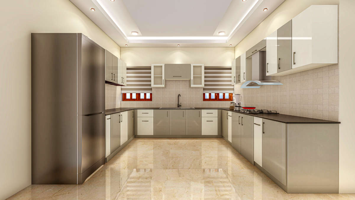 Kitchen, Lighting Designs by Architect vivek manoj, Thiruvananthapuram | Kolo