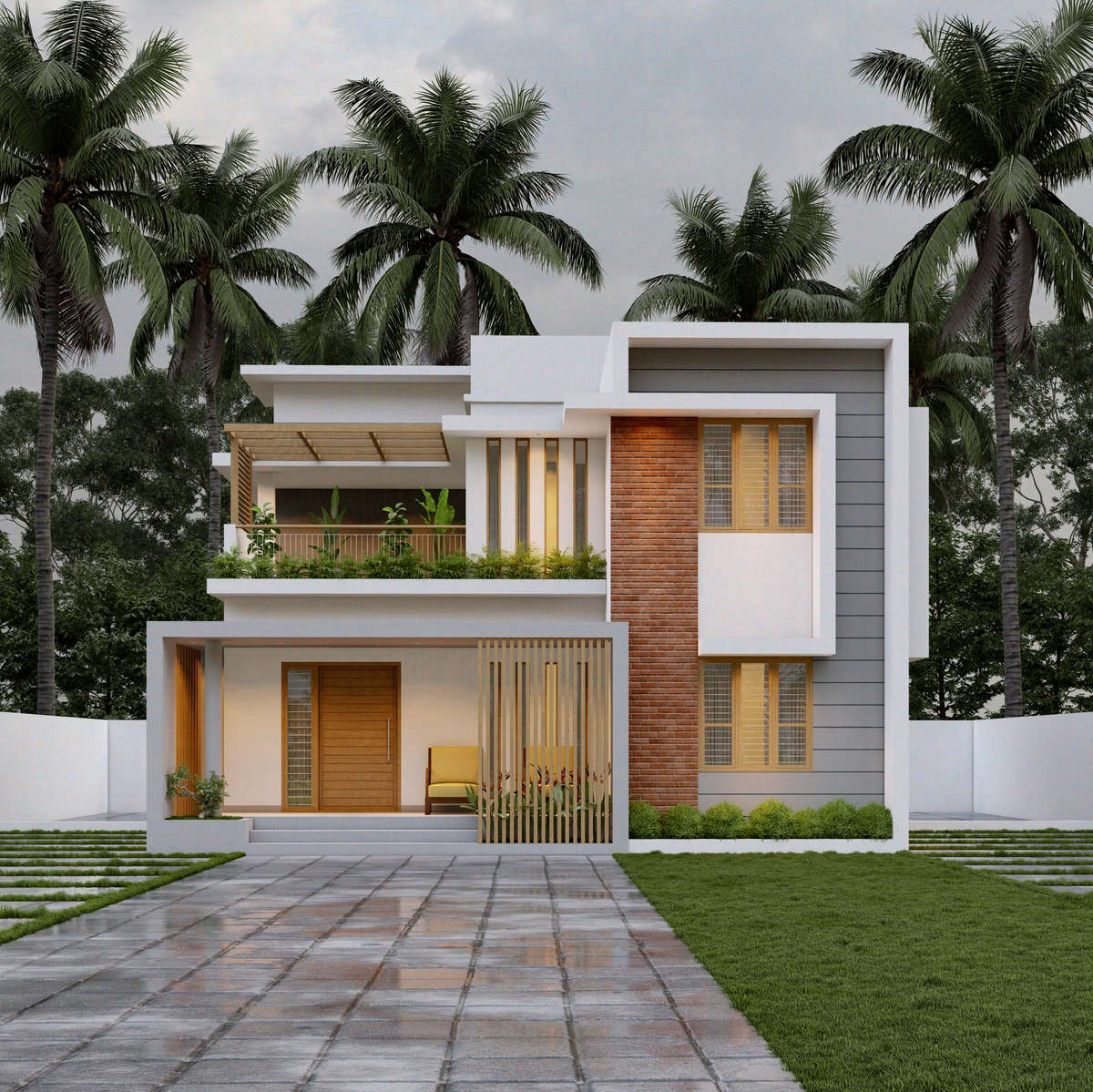 Designs by Civil Engineer Kerala home designs, Kasaragod | Kolo