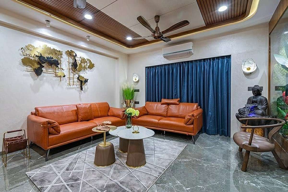 Furniture, Lighting, Living, Table, Ceiling Designs by Interior Designer Interior Indori, Indore | Kolo