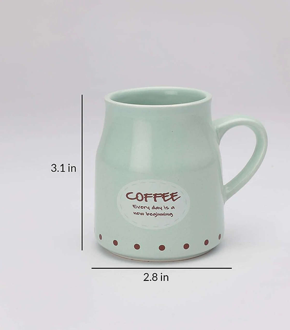 Colorful Bottle Shape Tea/Coffee/Milk Cup ( Set of 6 )