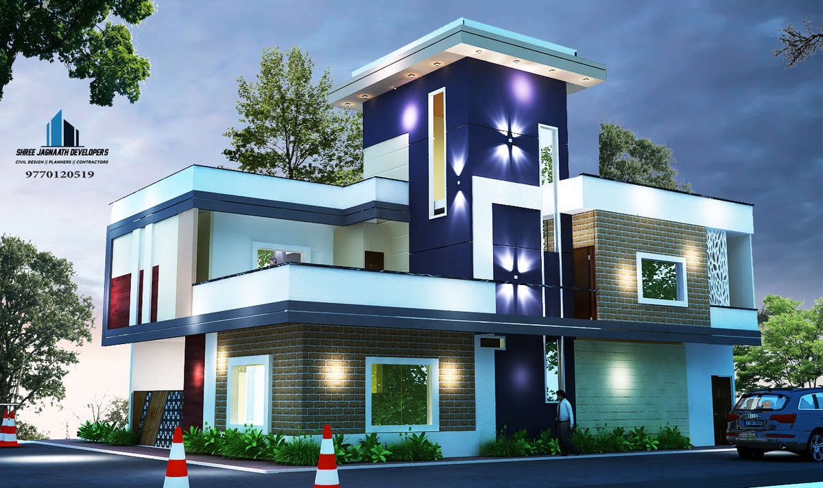 Exterior, Lighting Designs by Contractor imran sheikh, Indore | Kolo