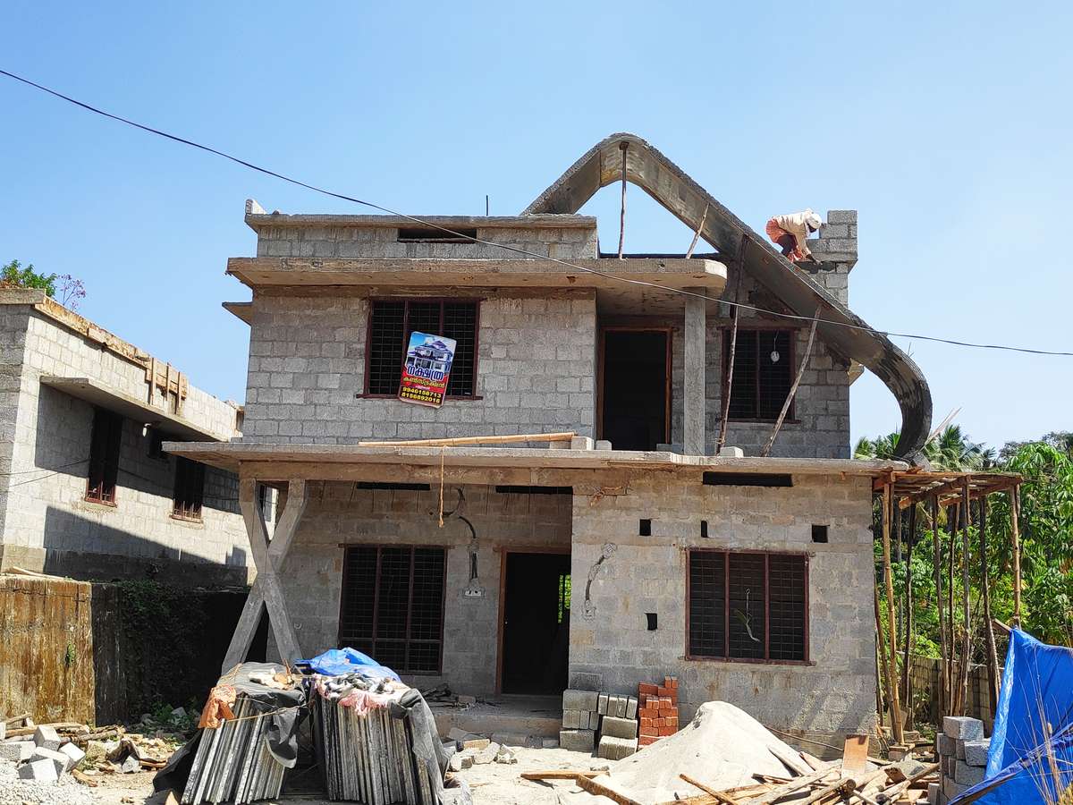 Exterior, Outdoor Designs by Contractor Sreekumar narayanapillai, Thiruvananthapuram | Kolo