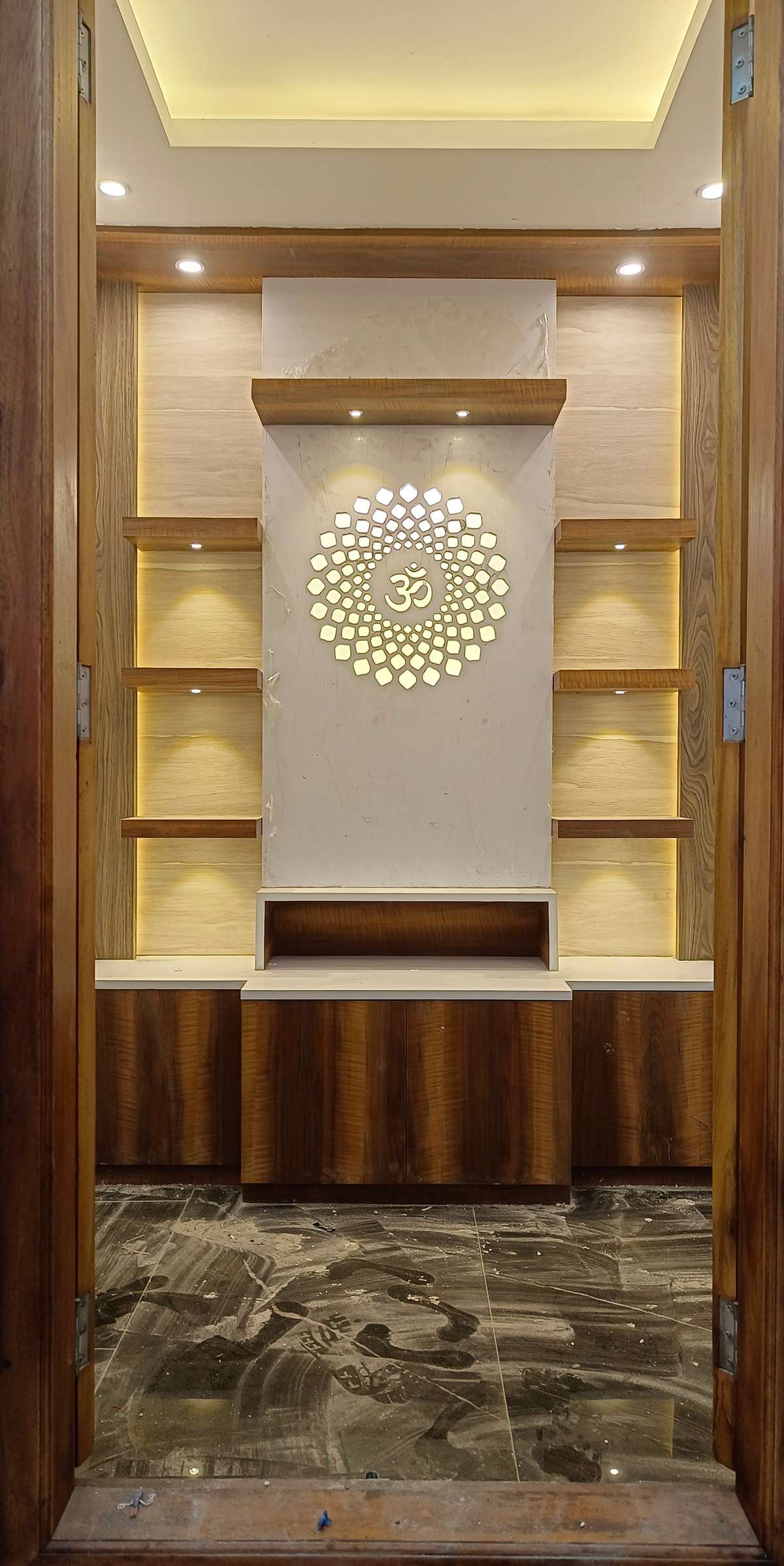 Prayer Room, Storage Designs by Architect Ar Arjun M Shaji, Thiruvananthapuram | Kolo
