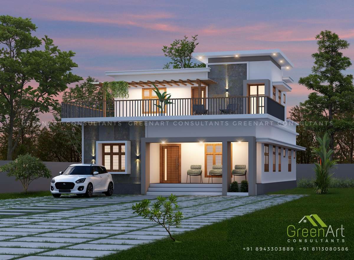Designs by Contractor GreenArt Consultants, Thrissur | Kolo