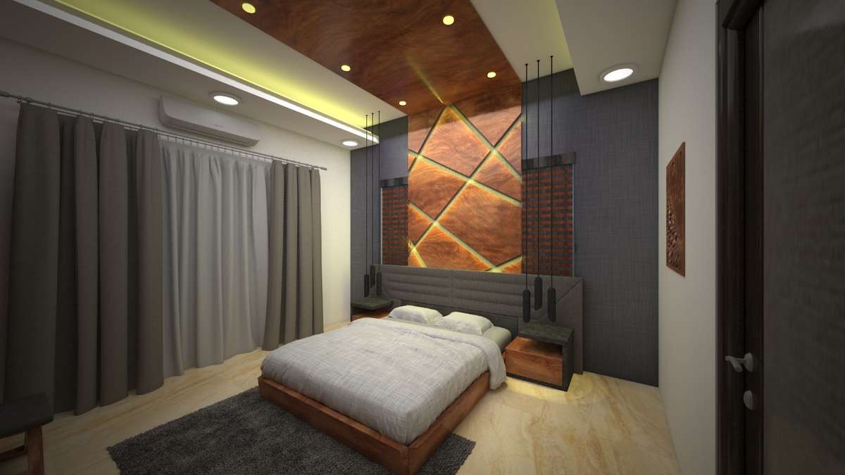 Furniture, Lighting, Storage, Bedroom Designs by Gardening & Landscaping Glaid architecture interiors, Kozhikode | Kolo