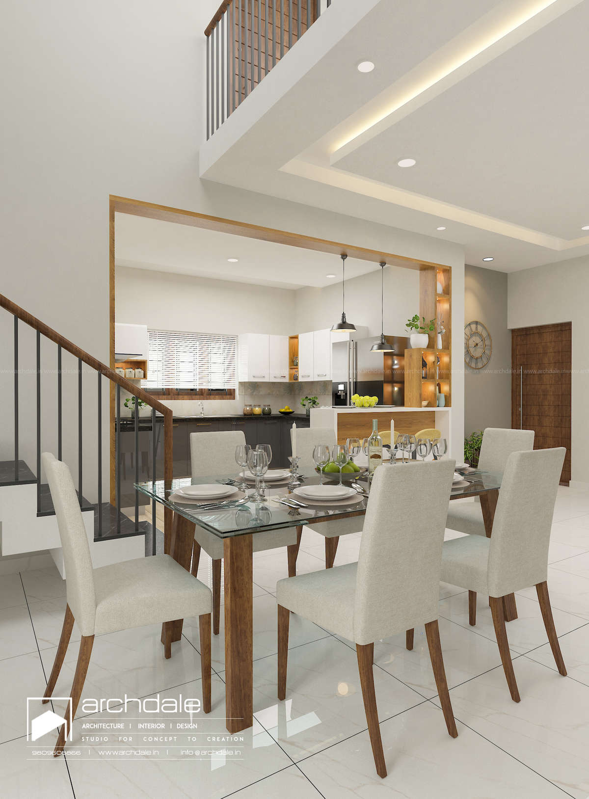 Dining, Kitchen, Home Decor Designs by Architect archdale studio, Kollam | Kolo