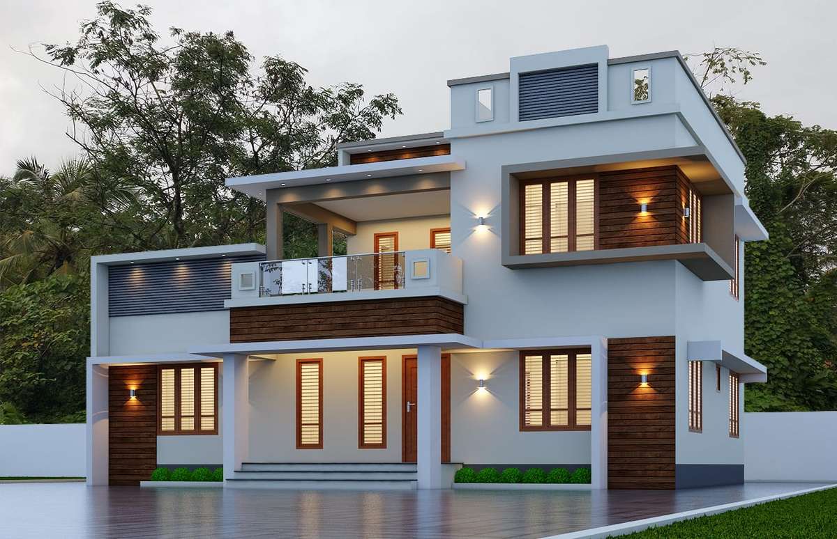 Designs by Civil Engineer Nidhin cv, Thrissur | Kolo