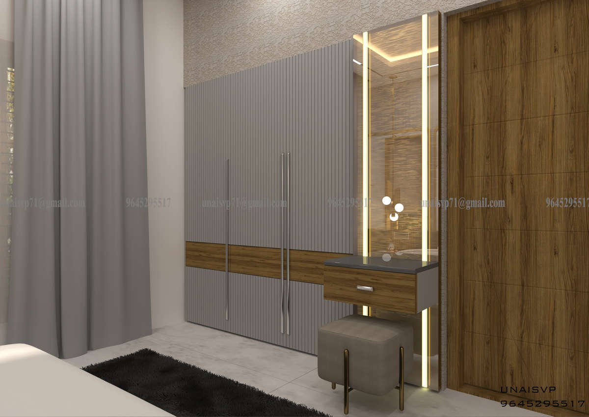 Furniture, Lighting, Storage, Bedroom Designs by Interior Designer Unais vp, Malappuram | Kolo