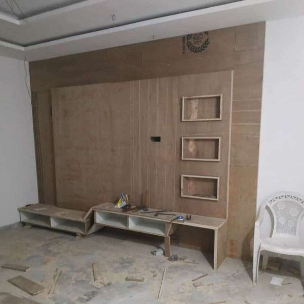 Storage, Living Designs by Contractor Asha Interiors And Constructions, Gurugram | Kolo