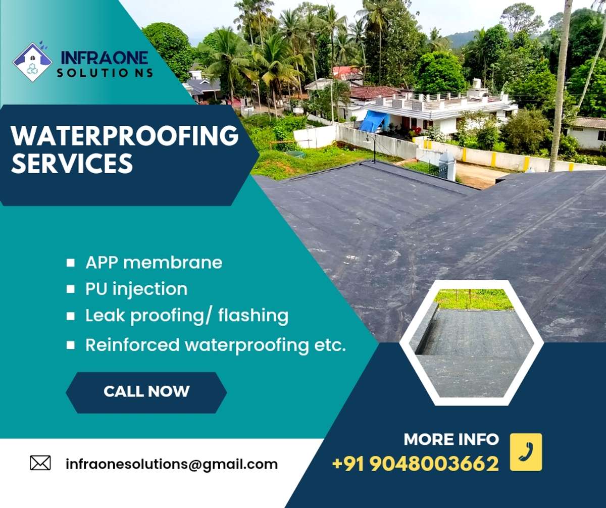 Designs by Water Proofing INFRAONE SOLUTIONS, Kottayam | Kolo