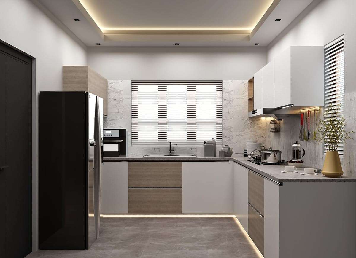 Kitchen, Lighting, Storage Designs by Civil Engineer dreamteck builders, Palakkad | Kolo