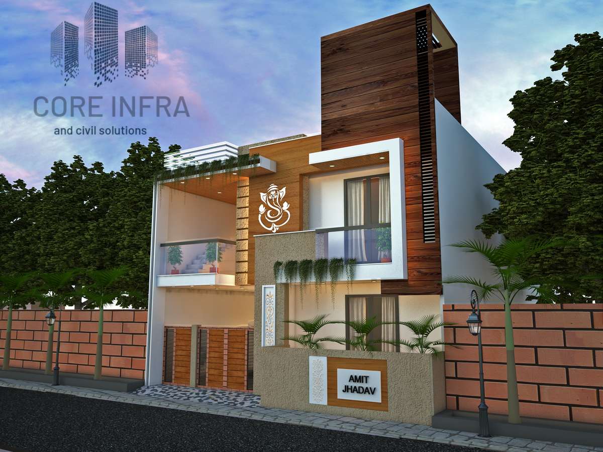 Exterior, Lighting Designs by Civil Engineer Shubham Kushwah, Indore | Kolo