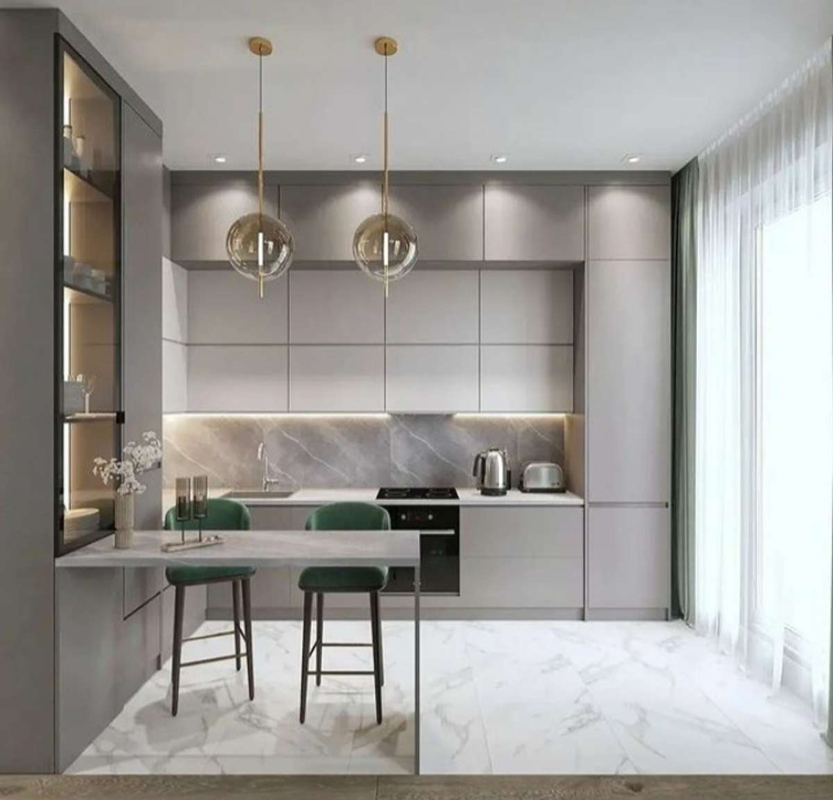 Kitchen, Lighting, Storage Designs by Service Provider Dizajnox -Design Dreams™, Indore | Kolo