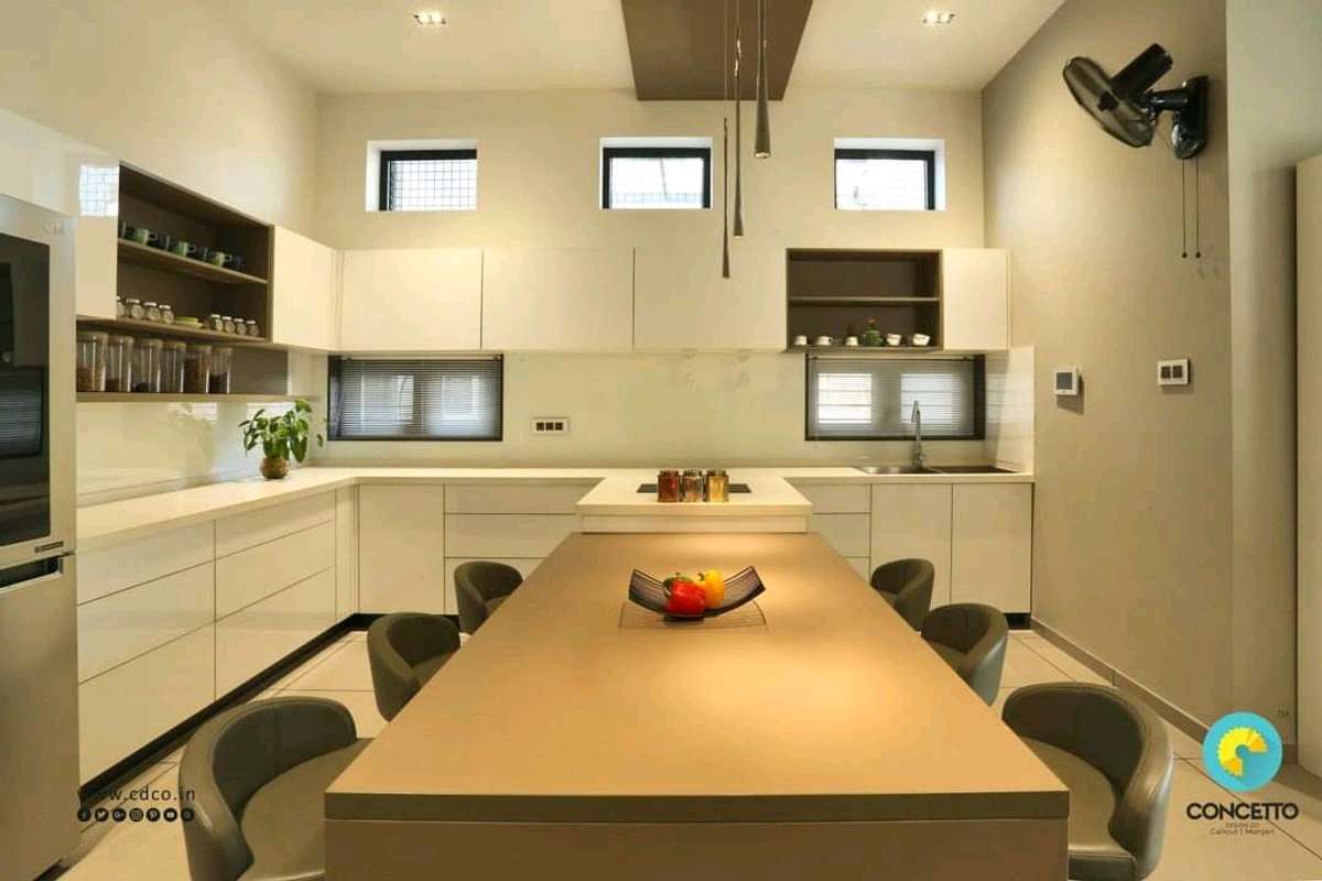 Kitchen, Furniture, Dining, Storage, Table Designs by Architect Concetto Design Co, Kozhikode | Kolo