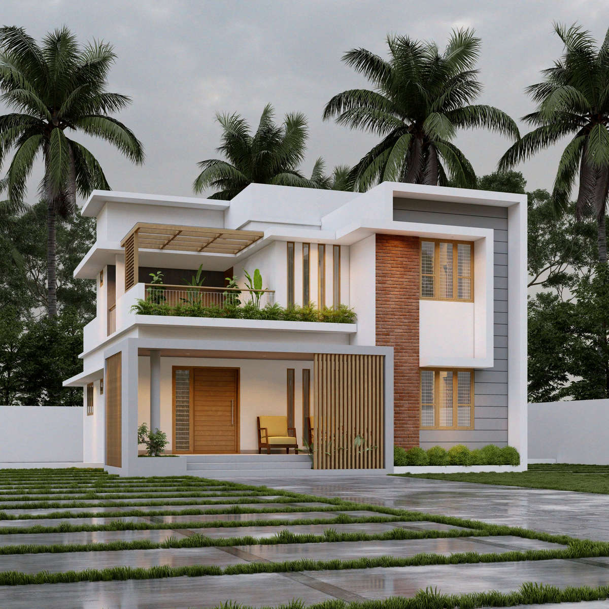 Designs by Civil Engineer Kerala home designs, Kasaragod | Kolo