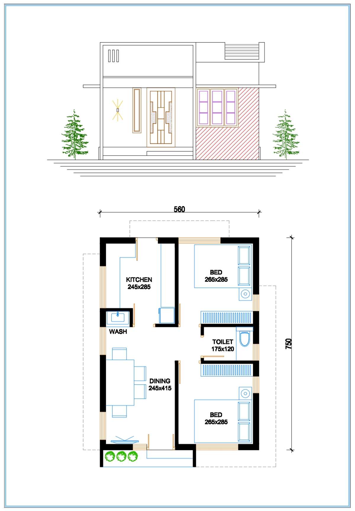 Designs By 3D & Cad Rathin Kuppadan, Kozhikode | Kolo