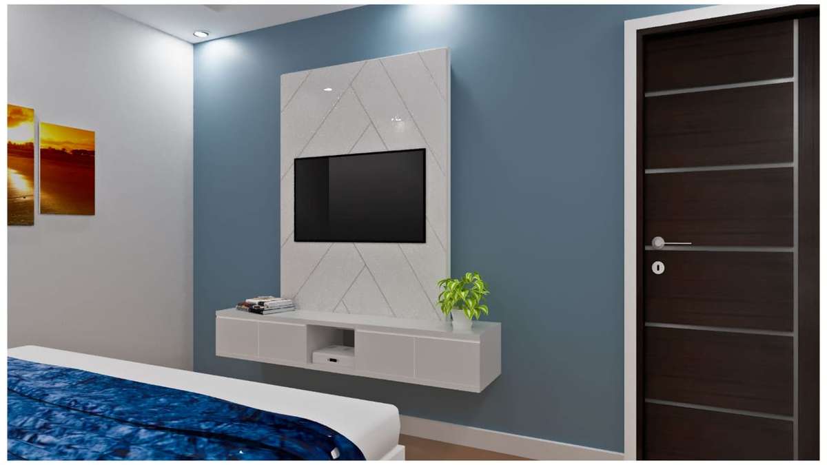 Living, Storage, Wall Designs by Architect Gaurav Sharma, Faridabad | Kolo
