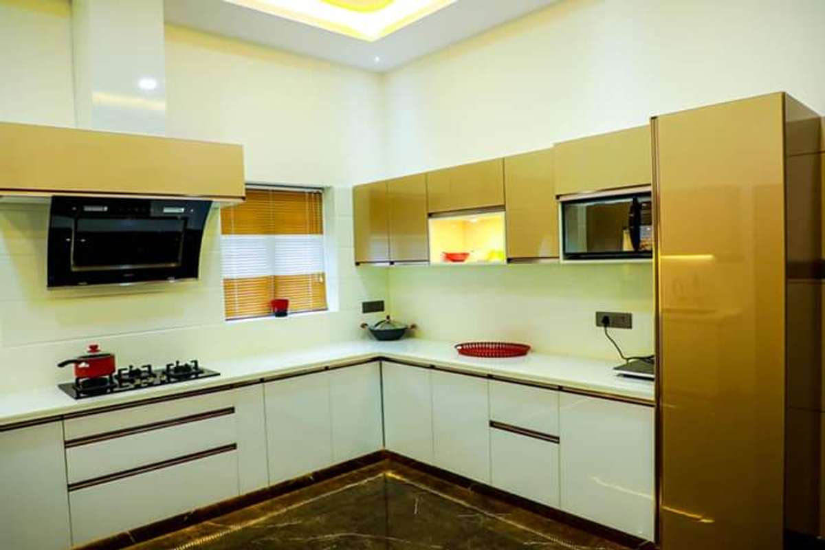 Kitchen, Lighting, Storage Designs by Contractor mohd Arif Saifi, Ernakulam | Kolo