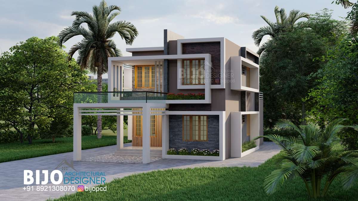 Designs by Civil Engineer BIJO JOSEPH, Thiruvananthapuram | Kolo