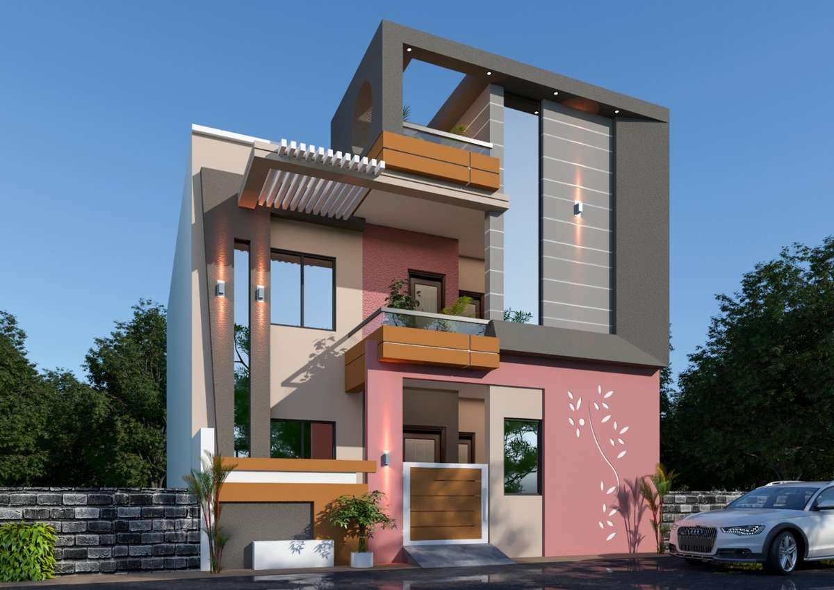 Exterior, Lighting Designs by Civil Engineer Sunil Raj, Bhopal | Kolo