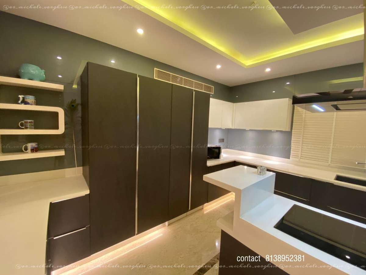 Lighting, Kitchen, Storage, Ceiling Designs by Architect ✨MICHALE VARGHESE✨, Kottayam | Kolo
