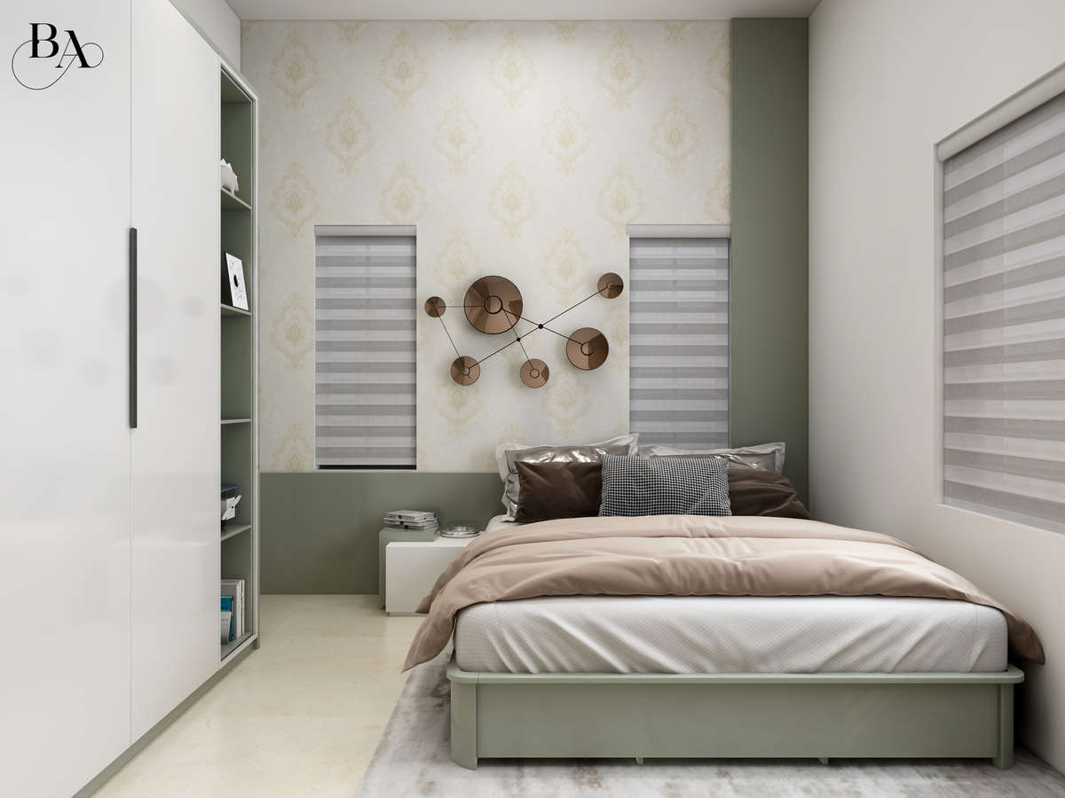 Bedroom, Furniture, Storage Designs by Interior Designer Ibrahim Badusha, Thrissur | Kolo