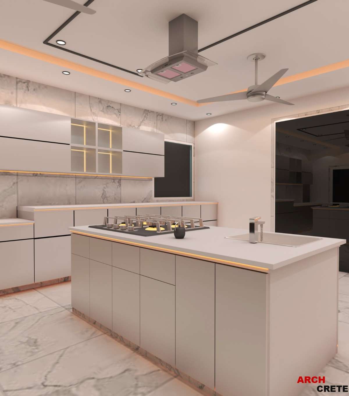 Lighting, Kitchen, Storage Designs by Carpenter Ashraf Ali, Panipat | Kolo