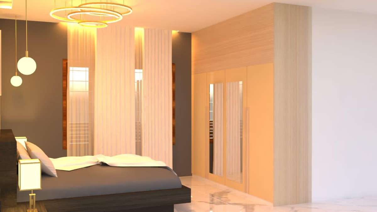 Wall, Bedroom, Lighting Designs by Interior Designer Roshin Kp, Kannur | Kolo